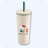 Hello Kitty Starbucks Tumbler